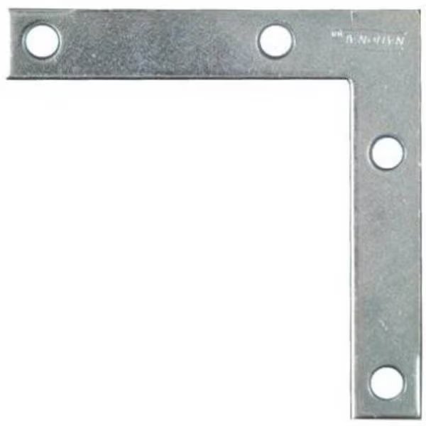 4PK 3 FLT Corner Iron, National Mfg/Spectrum Brands Hhi, Mfr#: N113-969